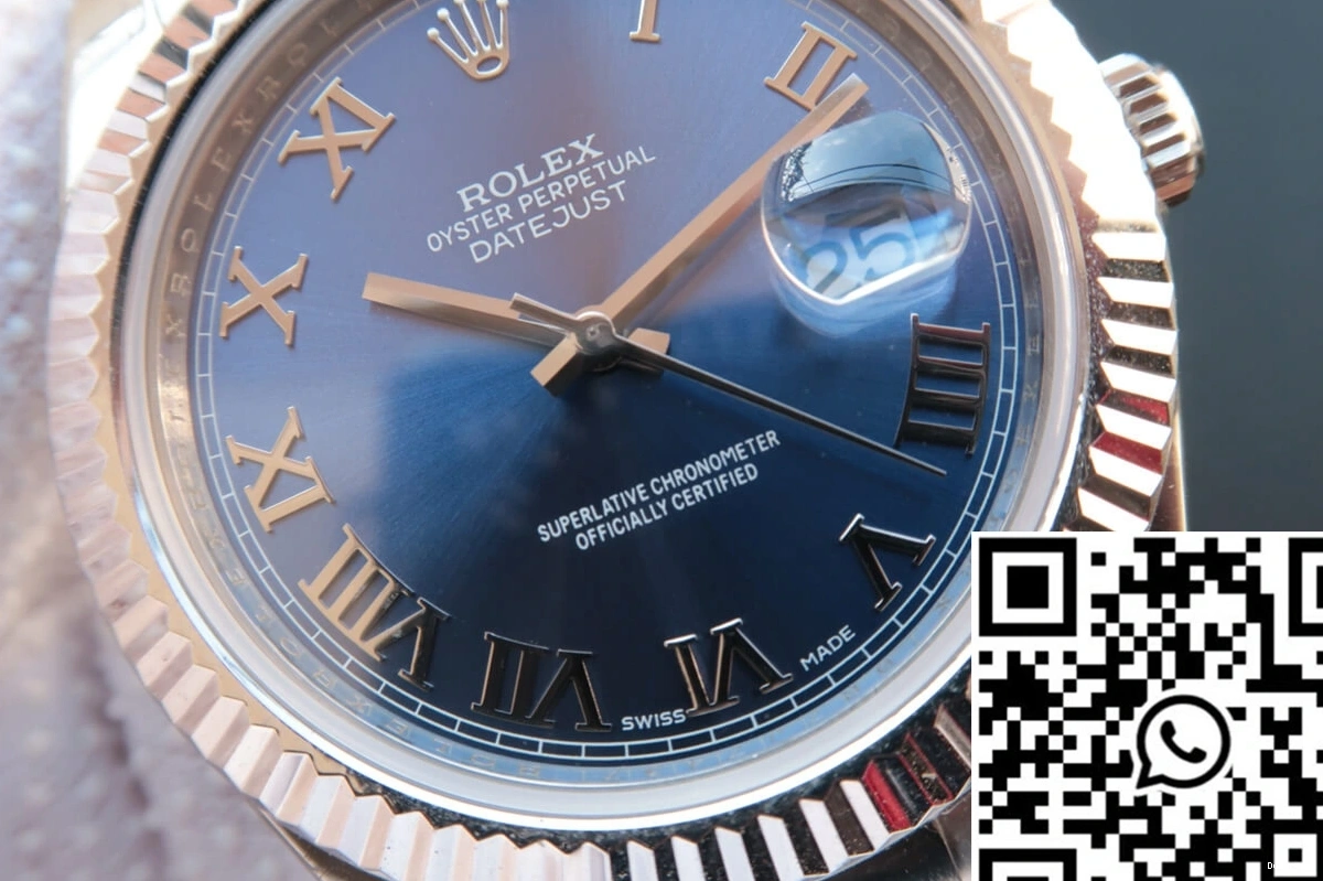Rolex Dial Datejust EW Blue 116334 Factory 0517